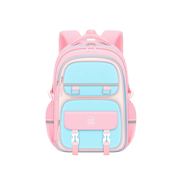 Kcolen Cute School Backpack,Lightweight Backpack for First Day of School Daypack Bookbag, Preppy Back To School Travel Backpack With Multi Storage Pockets,Pink