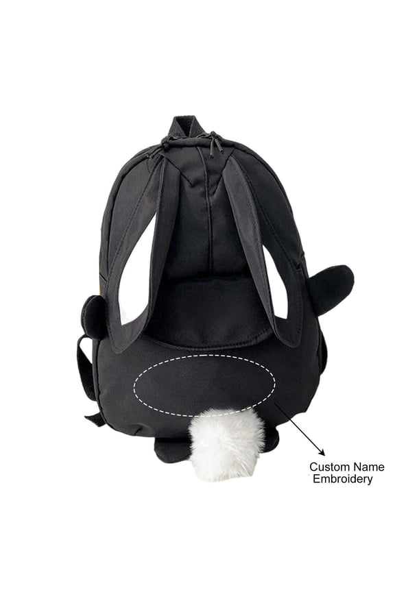 DIY Cute Lightweight Cartoon Rabbitbag for Elementary Backpack Casual Backpack for Travel Hiking