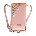 thumbnail image 1 of Kcolen Fashion Embroidery Slim Crossbody Phone Wallet Purse Zipper Pouch for Daily Use, 1 of 4
