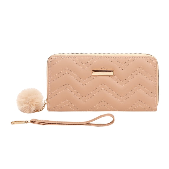 Kcolen Fashionable Women's Zipper Clutch Purse with Multiple Card Slots and Phone Pocket for Secure Daily Use