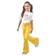 thumbnail image 1 of Kcolen Girl's Short Sleeved T-Shirt Set Trendy Casual Crew Neck Top & Flared Leg Pants Set Casual Outfits for Kids, 1 of 4