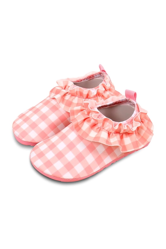 Girls Sneakers Water Shoes Girls Water Shoes for Beach Swimming Barefoot With Hook Loop Closure Outdoor Sports Walking