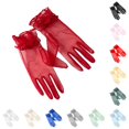 thumbnail image 1 of Kcolen Halloween Gloves for Women, Solid Elegant Satin Gloves Halloween Accessories Dress Gloves for Festival Weddings Party Halloween Gifts, 1 of 4