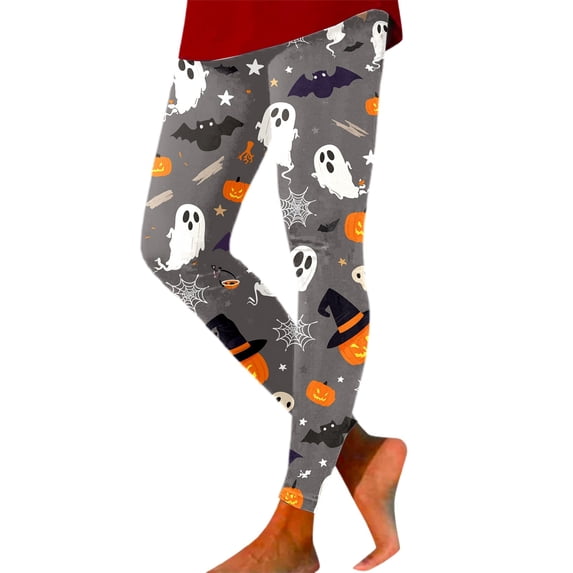 Kcolen Halloween Yoga Pants for Women High Elastic Yoga Pants Leggings Fall Pumpkin Casual Fashion Tight Pant for Women,Pink