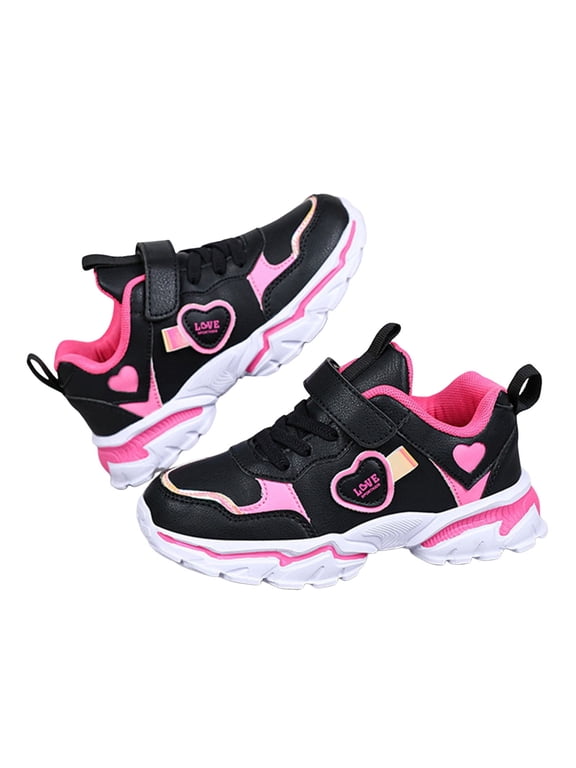 Kids Sneakers Girls,Girls Tennis Shoes Size 1,Girls Light Up Sneakers for Kids Comfortable On Casual Sports Shoes Breathable Design for Outdoor Play School Walking Everyday Wear