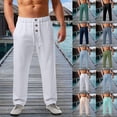 thumbnail image 1 of Kcolen Men Casual Pants Elastic Waist Men's Casual Trousers with Elastic Waist Relaxed Fit Lightweight Breathable for Daily Comfort Wear, 1 of 9