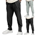 thumbnail image 1 of Kcolen Men Casual Pants Elastic Waist Men's Lightweight Loose Fit Casual Jogger Pants Woven Trousers For Outdoor Sports Running And Everyday Wear, 1 of 8