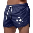 thumbnail image 1 of Kcolen Men Swim Shorts Elastic Waist Drawstring Beach Board Shorts Lightweight Mens Bathing Suit 9 Inch Inseam Men's Swim Trunks Beach Summer Fashion Men Swim Brief, 1 of 6
