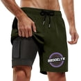 thumbnail image 1 of Kcolen Men Swim Trunks 5 Inch Elastic Waist Board Shorts Light Mens Swimwear Soft Compression Liner Beach Summer Swimming Shorts for Men, 1 of 3