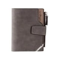 thumbnail image 1 of Kcolen Men's Functional Vertical Zipper Buckle Wallet Compact Secure RFID Blocking Card Holder Billfold Organizer, 1 of 4