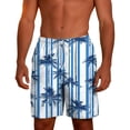thumbnail image 1 of Kcolen Men's Swim Trunks Board Shorts with Compression Liner Swimsuits Quick Dry Bathing Suit Pockets Swimwear, 1 of 4