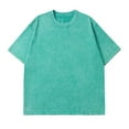 thumbnail image 1 of Kcolen Men's T-Shirts Casual Round Neck Pure Sports Undershirts Comfortable Loose Tops Fashion Clothes for Mens,Green, 1 of 4