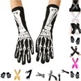 thumbnail image 1 of Kcolen Men's and Women's Black Long Full‑Finger Gloves, Halloween Accessories Stretch Halloween Party Wedding Prom Gloves Halloween Gifts, 1 of 6