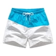 thumbnail image 1 of Kcolen Mens 5 Inch Swim Trunks High Elastic Waist Board Shorts Light Swimsuit Men Men Swim Trunks Summer Beach Fashion Men Swim Brief, 1 of 3