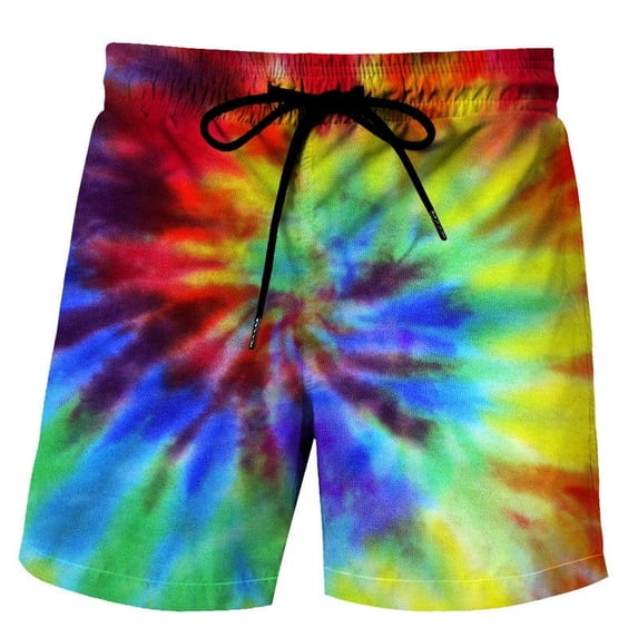 Kcolen Mens 7 Inch Swim Trunks,Men's Swim Trunks Quick Dry Board Shorts Lightweight Printed Mens Soft Summer Beach Swimwear,Multicolour
