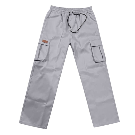 Kcolen Mens Joggers Pants Jeans Stretch Breathable Elastic Waist Cargo Pants Regular Fit Mens Streetwear Tapered Sweatpants Solid Color with Multi Pockets