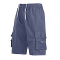thumbnail image 1 of Kcolen Mens Shorts Casual Relaxed Fit Men's Stretch Cargo Hiking Shorts for Outdoor Camping Lightweight Casual Wear with Multiple Pockets Summer Beach Lounge Sweat Shorts, 1 of 4