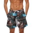 thumbnail image 1 of Kcolen Mens Swim Trunks 5 Inch 3 Pack High Elastic Waist Bathing Suit Shorts Stretchy Upf Mens Swimsuit Swim Trunks Men Summer Beach Fashion Bathing Suit Beach Board Shorts, 1 of 8