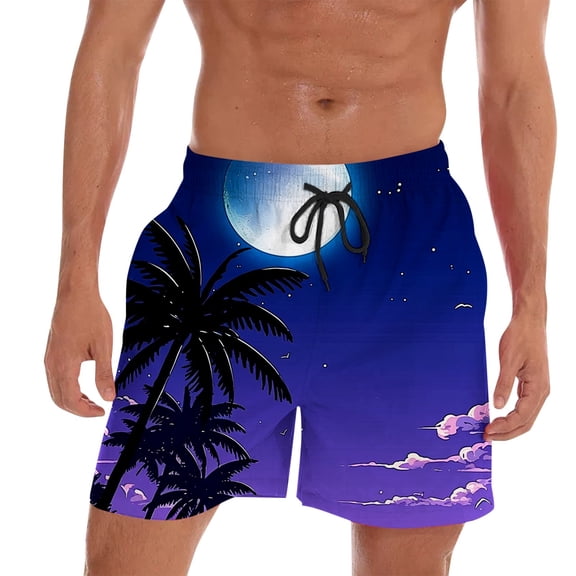 Kcolen Mens Swim Trunks 5 Inch Elastic Waist Drawstring Beach Board Shorts Stretchy Upf Swimsuit Men Mens Swim Trunks Summer Beach Athletic Fit Swimming Shorts for Men