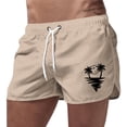 thumbnail image 1 of Kcolen Mens Swim Trunks 7 Inch 3xl Drawstring Hawaiian Shorts Light Bathing Suit Swim Trunks Men Summer Beach Oversized Bathing Suit Beach Board Shorts, 1 of 4