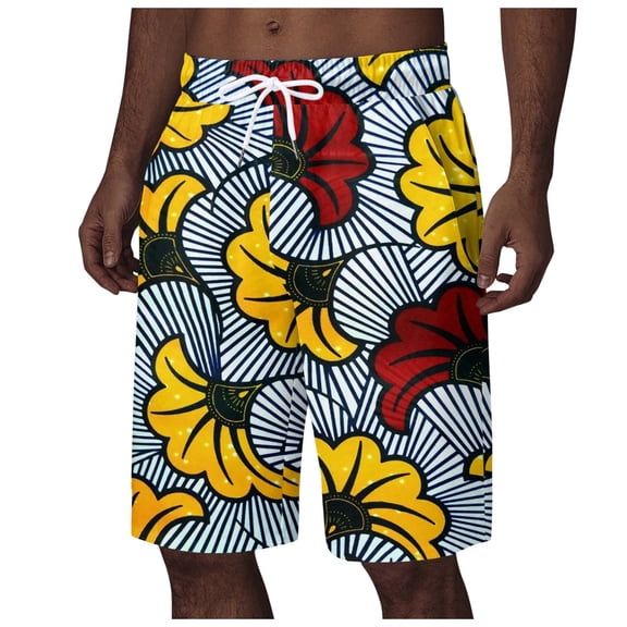 Kcolen Mens Swim Trunks 7 Inch Inseam Drawstring Mens Board Shorts Light Bathing Suit Mens Swim Trunks Beach Summer Oversized Men Swim Brief