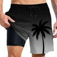 thumbnail image 1 of Kcolen Mens Swim Trunks 9 Inch Elastic Waist Men Swim Shorts Light Upf Bathing Suit Men Swim Trunks Summer Beach Comfy Men Swim Brief, 1 of 4