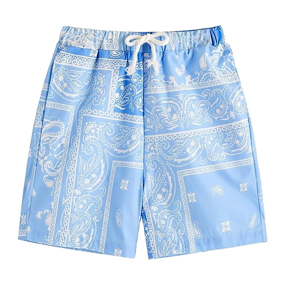 Kcolen Mens Swim Trunks With Liner,Mens Small Swim Trunks,Men's Swim Trunks Quick Dry Print Board Shorts Lightweight Bathing Suits for Men No Mesh