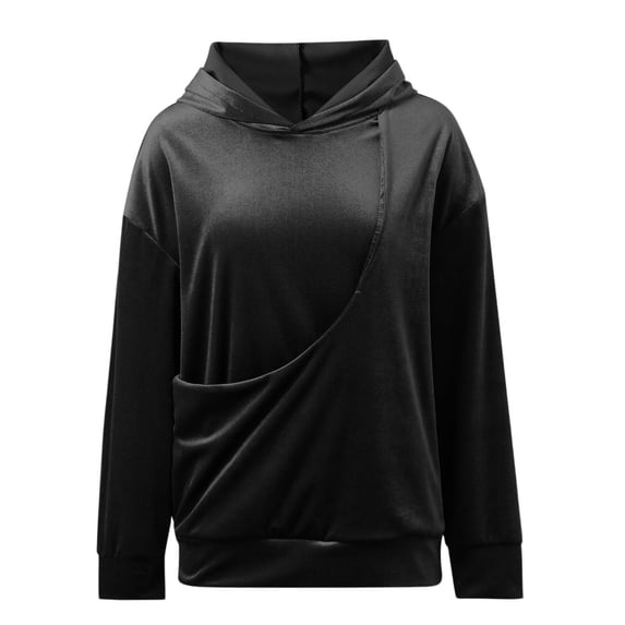 Kcolen Pet Pouch Hoodie for Women, Oversized Kangaroo Pocket Loose Lightweight Pullover with Dog Pocket Sweatshirt for Fall Winter