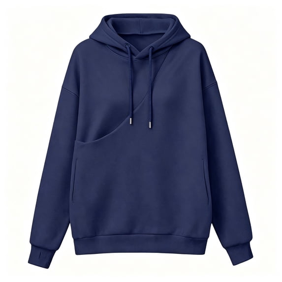 Kcolen Pet Pouch Hoodie for Women, Oversized Kangaroo Pocket Loose Lightweight Pullover with Dog Pocket Sweatshirt for Fall Winter
