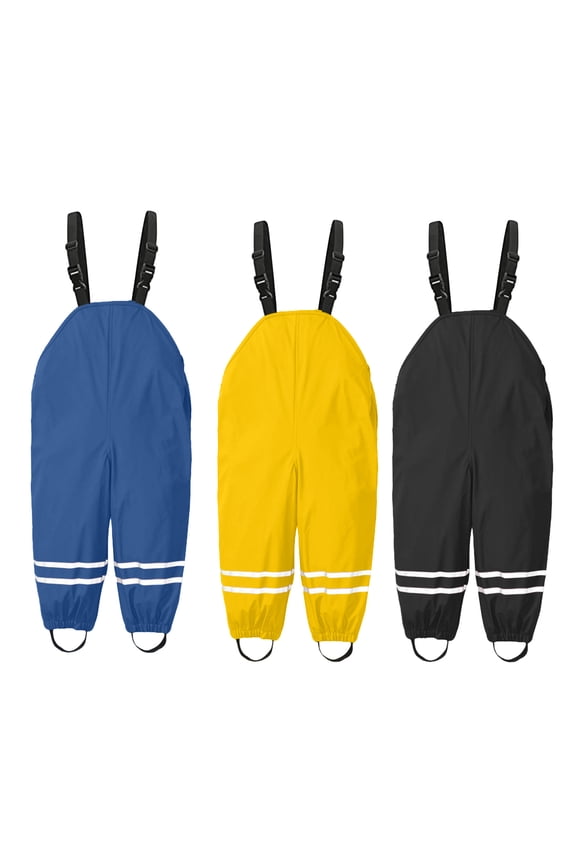 Raincoats for Kids Windproof Toddler Rain Jumpsuit Dungarees Mud Clothes for Boys and Girls Outdoor Play