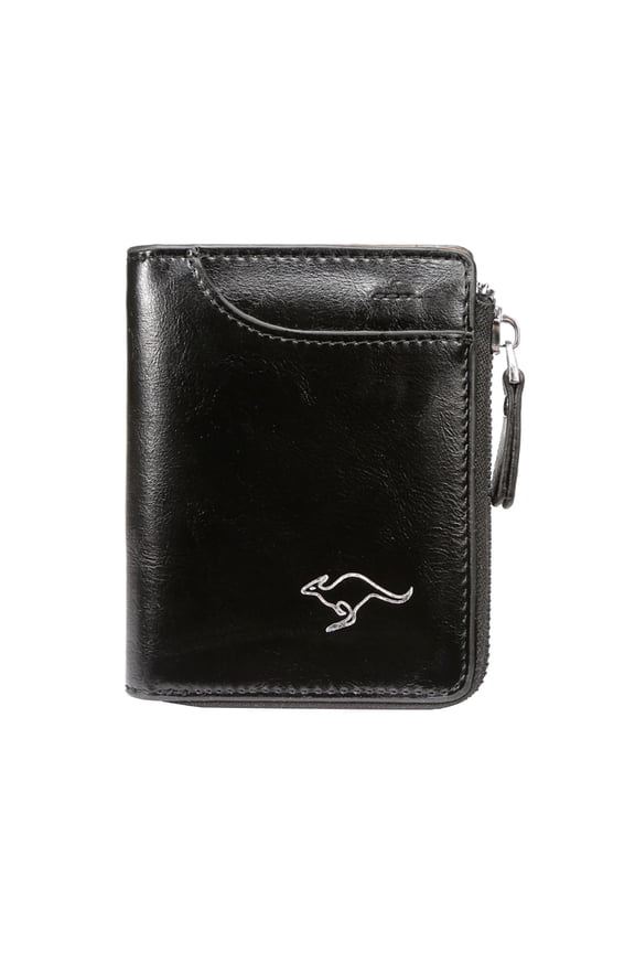 Slim RFID Blocking Bifold Wallet for Men With Secure Zipper Closure And Multiple Card Slots for Daily Business Use