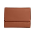 thumbnail image 1 of Kcolen Slim Tri-Fold Purse for Women Multifunctional Minimalist Card Wallet with Secure Zipper Compartment, 1 of 3