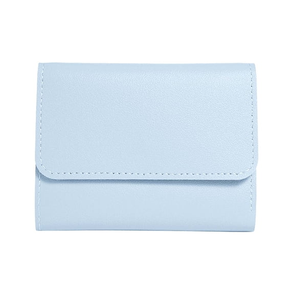 Kcolen Slim Tri-Fold Purse for Women Multifunctional Minimalist Card Wallet with Secure Zipper Compartment