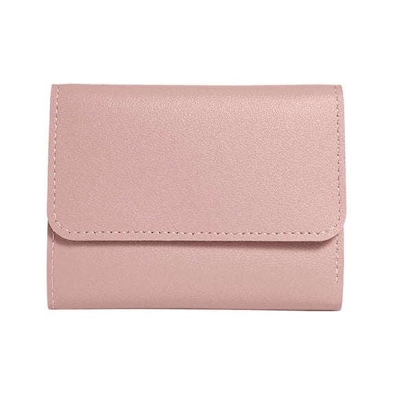 Kcolen Slim Tri-Fold Purse for Women Multifunctional Minimalist Card Wallet with Secure Zipper Compartment