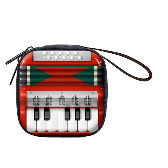 Kcolen Square Toy Cartoon Zipper Purse Electrical Wallet for Daily Use Holder