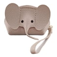 thumbnail image 1 of Kcolen Stylish Elephant Keychain Purse for Women Compact Card Holder And Zipper Wallet for Daily, 1 of 3