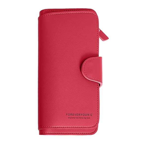 Kcolen Stylish Long Zip Around Wallet for Women Secure RFID Blocking Purse with Card Slots and ID Window