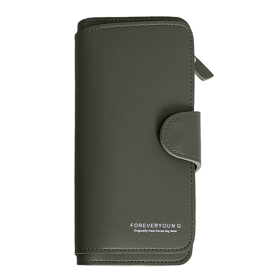 Kcolen Stylish Long Zip Around Wallet for Women Secure RFID Blocking Purse with Card Slots and ID Window