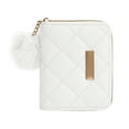 thumbnail image 1 of Kcolen Stylish Quilted Wallet for Women Compact Everyday With Secure Card Slots And Bill Compartment, 1 of 3