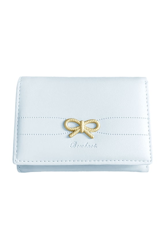 Stylish Women's Purse with Secure Zipper Closure Compact Wallet Featuring RFID Blocking Technology and Multiple Card Slots