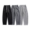 thumbnail image 1 of Kcolen Sweat Pants for Mens Tall Men's Casual Sport Pants with Fishbone Design Loose Fit Large Size Comfortable Trousers for Everyday Wear, 1 of 3