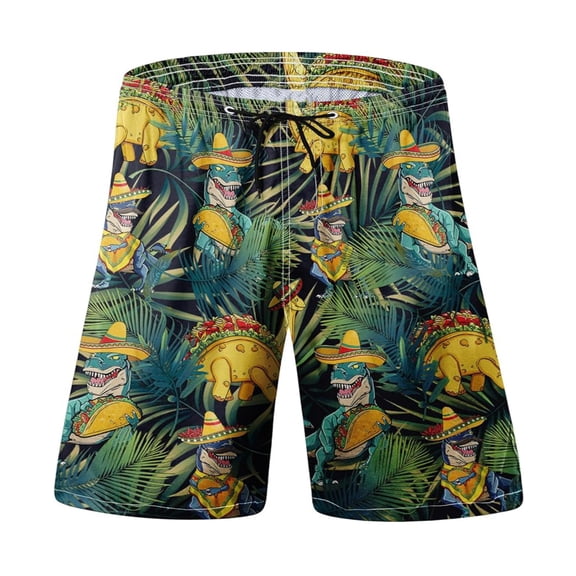 Kcolen Swim Trunks Men 5 Inch High Elastic Waist Short Pants Lightweight Mens Swimwear Men Swim Trunks Beach Summer Fashion Men Swim Brief