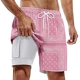 thumbnail image 1 of Kcolen Swim Trunks Men 5 Inch Inseam Drawstring Men Swim Shorts Comfy Swimsuit for Men Mens Swim Trunks Summer Beach Fashion Bathing Suit Beach Board Shorts, 1 of 4