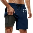 thumbnail image 1 of Kcolen Swim Trunks Men 5 Inch Soild Color Stretch Men Swim Shorts Stretchy Upf Mens Bathing Suit 9 Inch Inseam Soft Compression Liner Beach Summer Bathing Suit Beach Board Shorts, 1 of 4