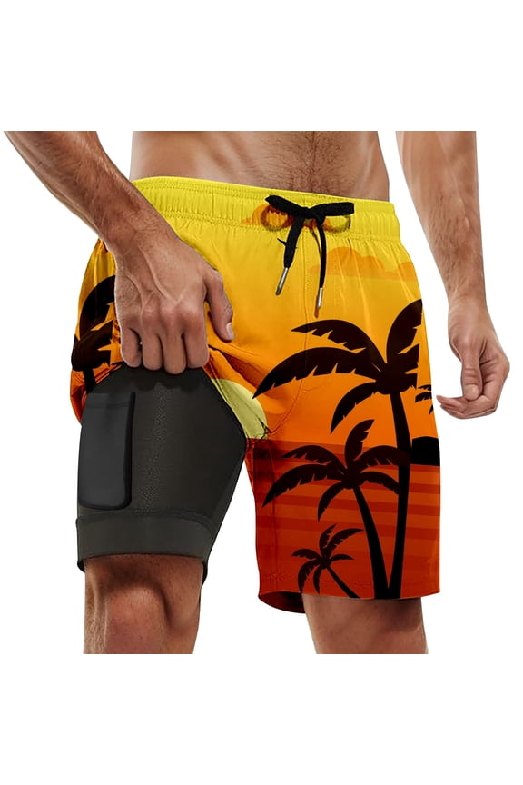 Swim Trunks Men 5 Inch Soild Color Swim Shorts Men Loose Bathing Suit Mens Swim Trunks Summer Beach Athletic Fit Swimwear