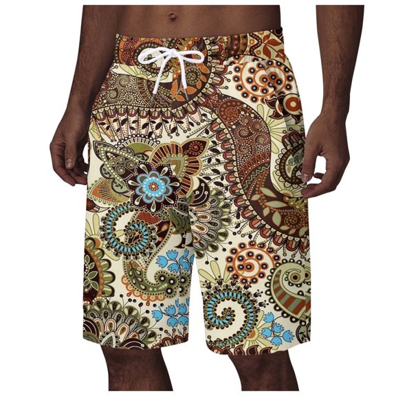 Kcolen Swim Trunks Men 6 Inch Elastic Waist Drawstring Mens Bathing Suits Lightweight Mens Bathing Suit 9 Inch Inseam Men Swim Trunks Summer Beach Athletic Fit Swimming Shorts for Men