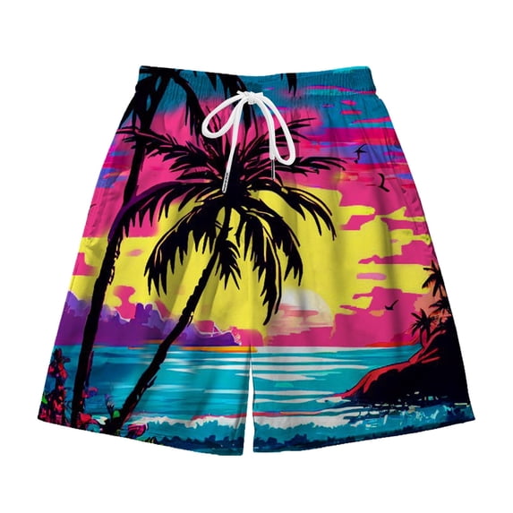 Kcolen Swim Trunks Men 7 Elastic Waist Stretch Boy Swim Shorts Comfy Mens Bathing Suit 9 Inch Inseam Men's Swim Trunks Summer Beach Athletic Fit Bathing Suit Beach Board Shorts
