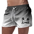 thumbnail image 1 of Kcolen Swim Trunks Men High Stretch Board Shorts Men's Lightweight Rash Guard Shorts for Men Summer Beach Swimming Shorts for Men, 1 of 4