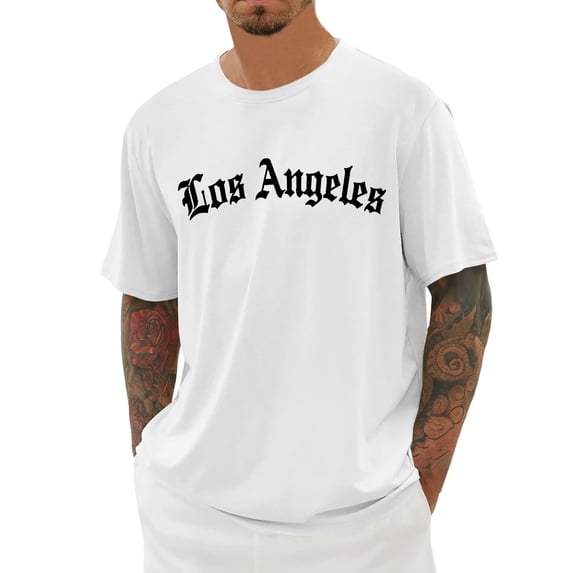 Kcolen T-Shirts for Men Short Sleeve Athletic Tees Solid Color Sports Undershirt Soft Breathable Top Men's Fashion,White