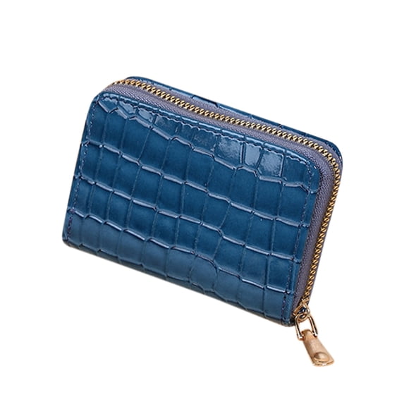 Kcolen Women's Slim Compact RFID Blocking Card Holder and Key Organizer Pouch for Storage